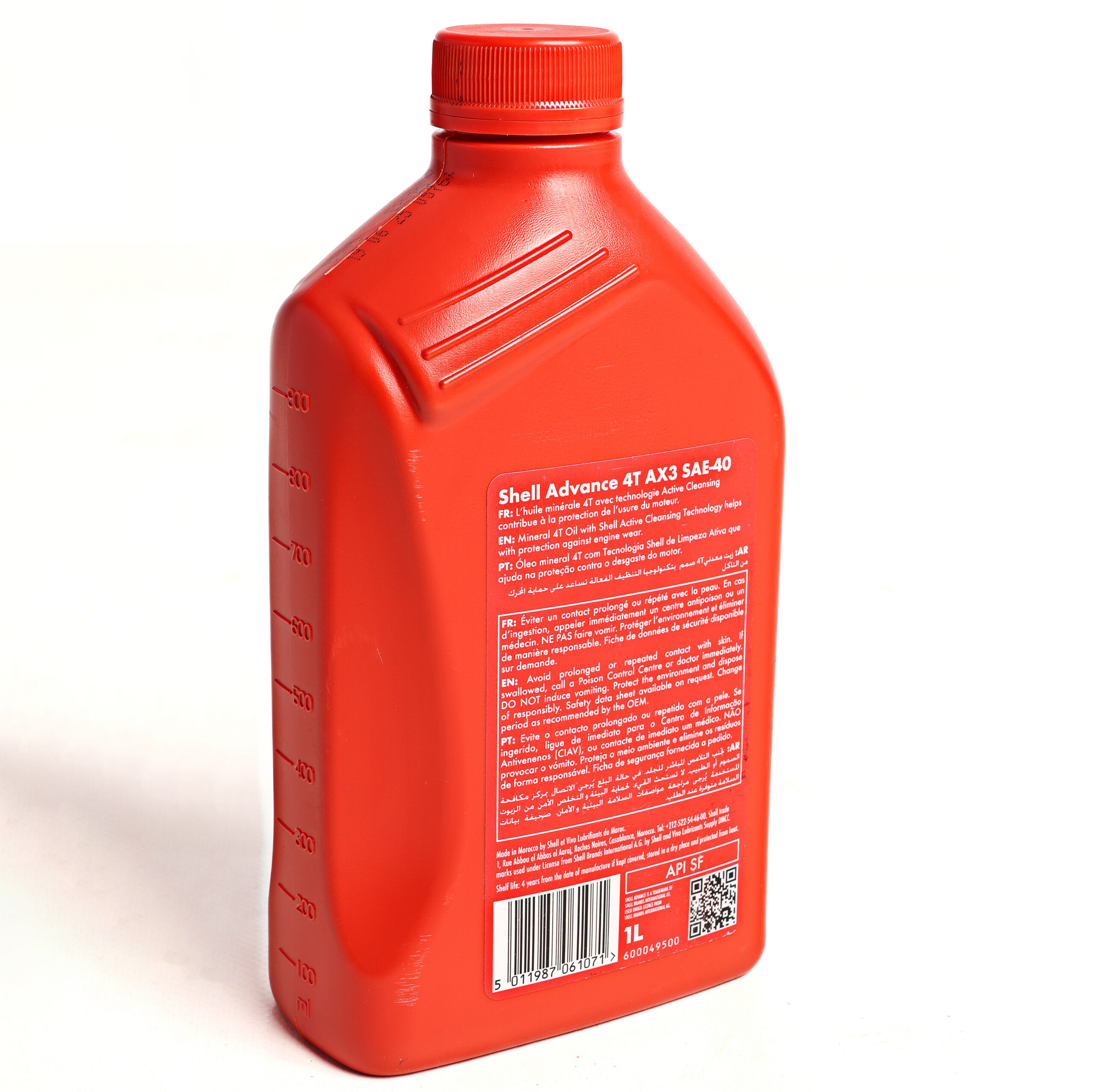 huile moteur shell advance sae 40 (1l) huile moteur shell advance sae 40 (1l)